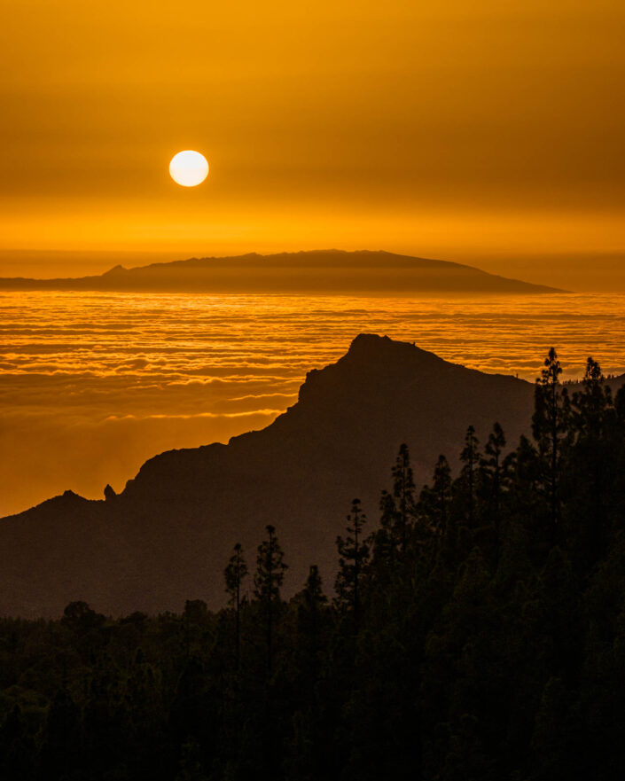 sunset over La Palma