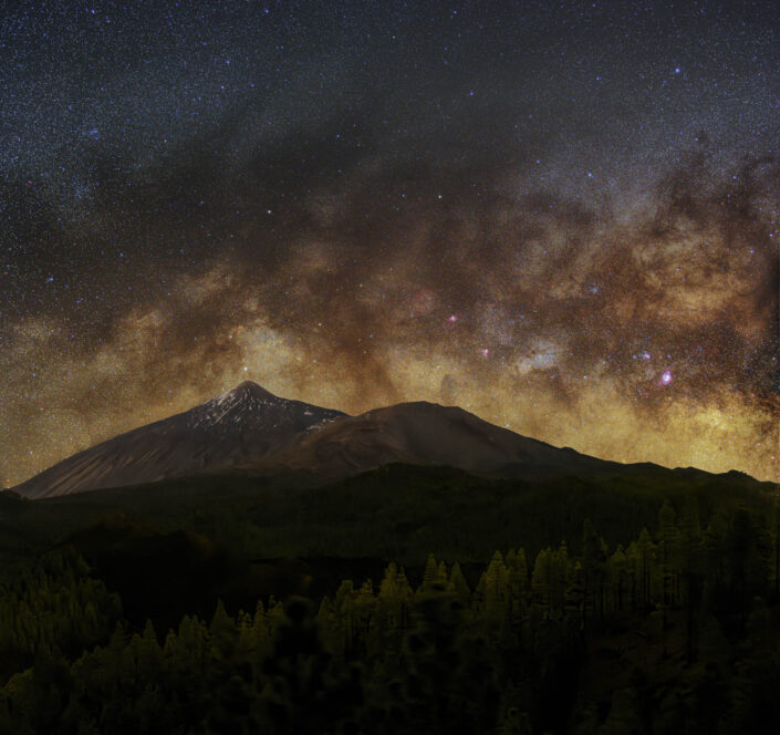 Teide Milky Way nightscape